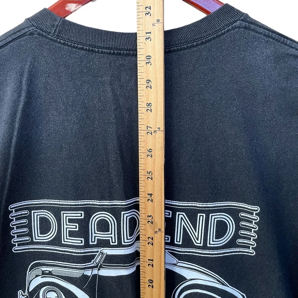 Deadend T Shirt Adult 2XL Black Official Cruising Gear Magazine Auto Graphic Tee